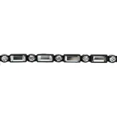 5 yards of Glass Stone Trim | 5 yard cut Black