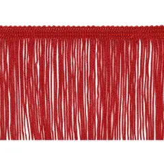 5 Yards of 3" Chainette Fringe Trim | 5 yard cut Red