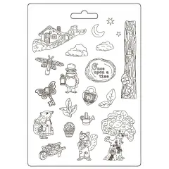 Stamperia Soft Maxi Mould A4-Hidden Grove