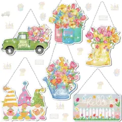 6 Pcs Diamond Painting Hanging Sign Kits