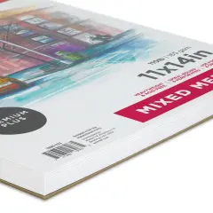 artPOP! Mixed Media Pad, 11" x 14", 60 Sheets, 110 lb (165 gsm), Acid Free, For Wet and Dry Media, Double Wirebound Sketchpad for Graphite, Colored Pencil, Watercolors, Markers, Pastels