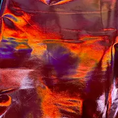 1 Yard Hologram Vinyl Fabric For Dancewear Cosplay Costumes Decorations 60 Inch Width Red