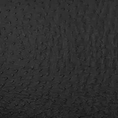 1 Yard Faux Ostrich Vinyl Fabric For Upholstery And Handbags 54 Inch Wide Black