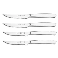 ZWILLING 4-pc Stainless Steel Serrated Mignon Steak Knife Set