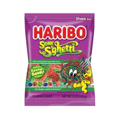 Haribo Sour S'ghetti Extra Sour Gummi Candy 5 oz
