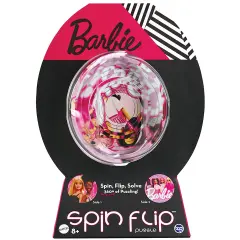 Spin Flip Puzzle: Barbie Glam Girls - 12 Rings - 2-In-1: Double-Sided Puzzle, Spin-Flip-Solve, 360 Degress Of Puzzling, Licensed, Adults & Kids 8+