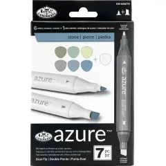 RM-908STN | Azure&trade; 7pc Stone Color Marker Set