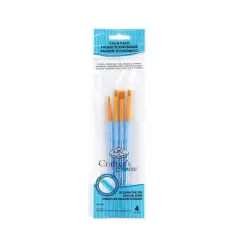 RCC 202 | Crafter's Choice&trade; 4pc Golden Taklon Shader Brush Set