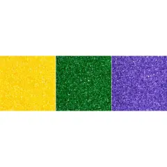 King Cake Sanding Sugar Set - Lavender, Green, Yellow - 2oz Each