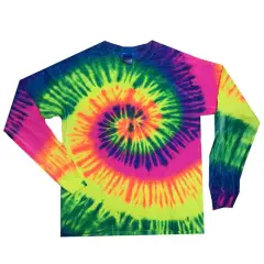 Tie-Dye&reg; Youth Long-Sleeve T-Shirt NEON RAINBOW