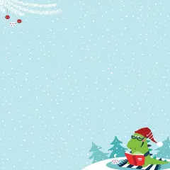 Great Papers! Holiday Stationery Letterhead, Christmas Dino, 8.5"x11", Printer Friendly, 50 sheets