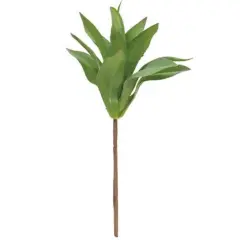 11&rdquo;High Green Lily Artificial Succulent with Brown Paper-Wrapped Stem