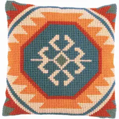 VervacoKilim Motifs Pillow Cover Needlepoint Kit Multi
