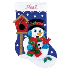 Design WorksFrosty's Birdhouse Stocking Kit Multi