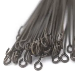 The Bead Chest Antiqued Brass 21 Gauge 3 Inch Eye Pins (Approx 100 pieces)