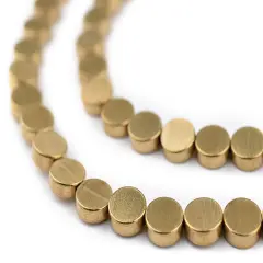 The Bead Chest Circular Disk Antiqued Brass Beads (8mm)
