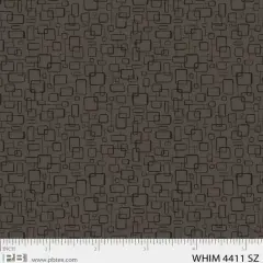 Grey Whimsy On The Quad 44"/45" Fabric Per Yard