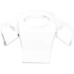 Plymor Clear Acrylic Display Riser for Spheres, 1" H x 2.5" W x 2.5" D