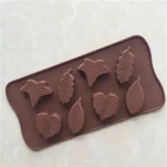 Fall Leaves Silicone Mold Flexible Candy Chocolate & Jelly Mold for Autumn Treats