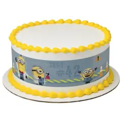 Minions Edible Cake Topper Strips
