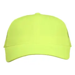 Valucap&reg; Mesh Back Trucker Cap Comfortable Breathable Fit Neon Yellow
