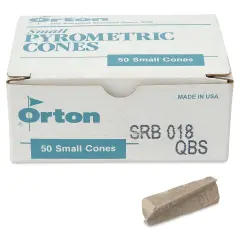 Orton Small Pyrometric Cones, Cone 018 - Box of 50