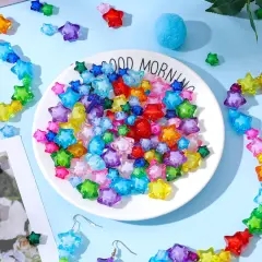 500 Pcs Acrylic Star Shaped Beads