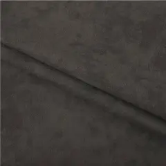 1 Yard Charcoal Grey Washed Micro Suede Apparel Fabric 58/60" Wide Durable 100% Polyester