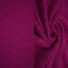 1 Yard Cozy Sweater Knit Fabric, 58/60&Prime; Wide Polyester Spandex Blend MAGENTA