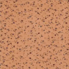 1 Yard Flat Swiss Dot Chiffon, Small Floral Woven Fabric Sheer Drapery 57/58" Width CARAMEL