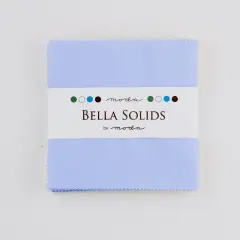 Bella Solids 5" Square Pack (Charm Pack) in Baby Blue by Moda for Moda (9900PP 32)