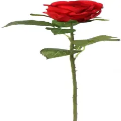 20" Red Rose Bud Stem - 48-Pack, Realistic Silk Foliage, Lifelike Blooms, Perfect for Floral Arrangements, Events & Home D&eacute;cor - Ideal for All Seasons, Floral Home by Artificial Flowers