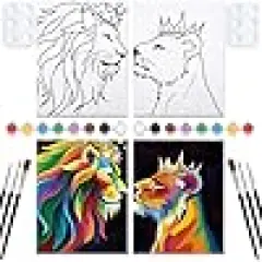 Paint Pre Drawn Canvas for Adults