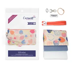 Crosscut Sewing Co.&reg; Wristlet Sewing Kit - Beginner Sewing Project Kit Strawberry