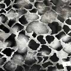 1 Yard Aphetic Cloud Foil Stretch Polyester Spandex Fabric 56" Wide Black Gray