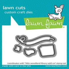 Lawn Cuts Custom Craft Die-Little Woodland Library Add-On