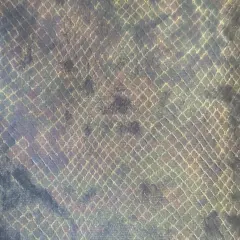 1 Yard Foiled Diamond Snake Velvet Fabric Polyester Spandex for Dancewear, Costumes & Crafts 60" Wide White illusion