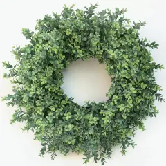 26'' Large Boxwood Wreath (Green)