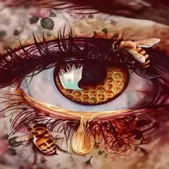 DIY 5D Round Full Drill Art Eye Diamond Art