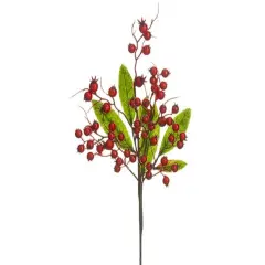 Allstate Berry Artificial Floral Christmas Spray - 16" - Red and Green