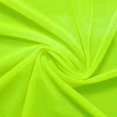 1 Yard Power Mesh Fabric Neon Collection 36" x 60" Length by Width Lemon Lime