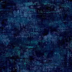 Blue Navy Mottled Blender 44"/45" Fabric Per Yard