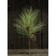 Fine Woody Needle Pine Branch, 24"