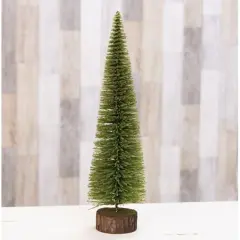 Mossy Bottle Brush Pine Tree 16"