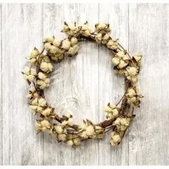 Teastain Cotton Wreath, 16"