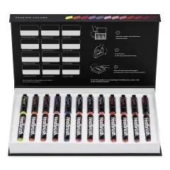 Karin Realbrush Pigment Markers - Passion Colors, Set of 12