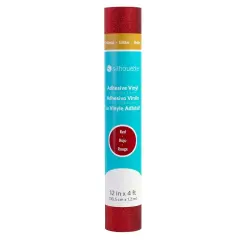 Silhouette Glitter Vinyl - 12" x 4' Red