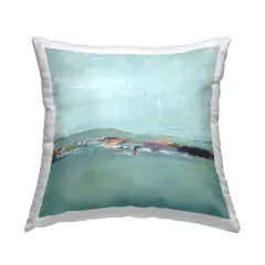 Distant Ocean View Decorative Printed Throw Pillow Design by Ethan Harper, 18 x 7 x 18