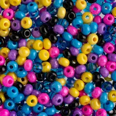 John Bead 6/0 Mixed Czech Glass Seed Beads, 100g Candy Shop Mix