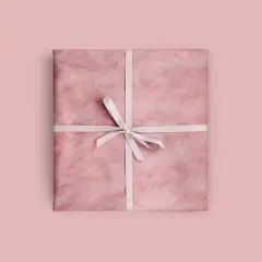 Pink Faux Fur Gift Wrap